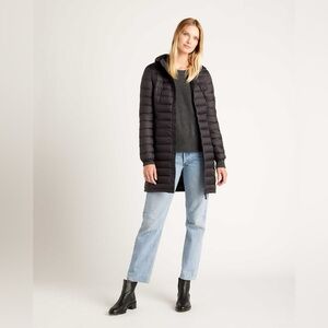 Quince Lightweight Down Black Puffer Jacket